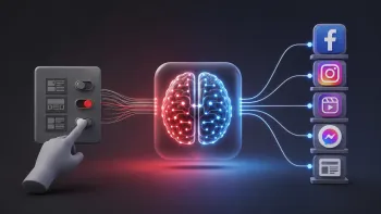 Meta ad automation powered by artificial intelligence and social media distribution