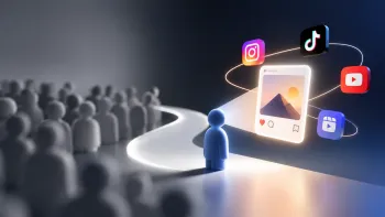 Social media algorithms matching niche content with the target audience