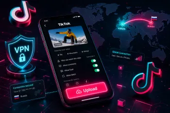 ТикТок ролик на телефоне.