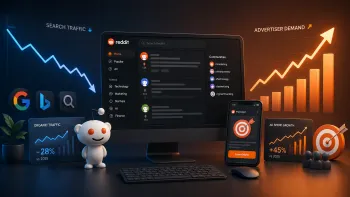 Declining Reddit search traffic and growing advertiser demand in 2026